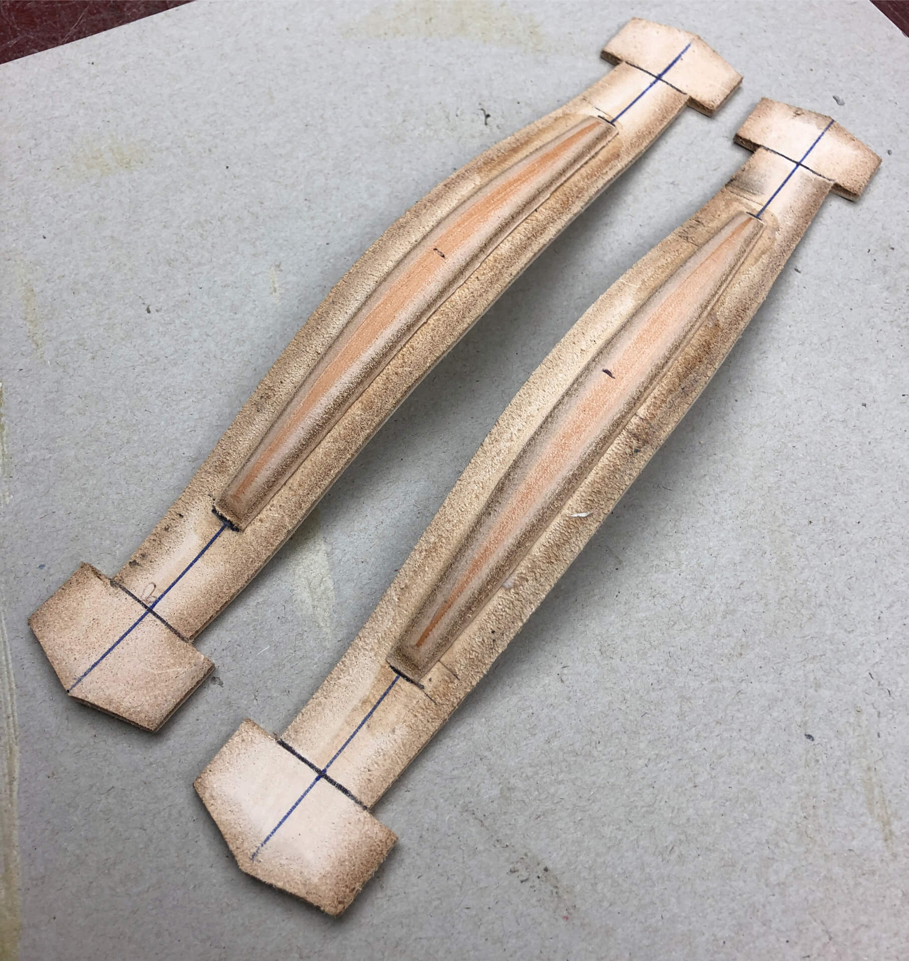 handle shaping leather craftsman tool