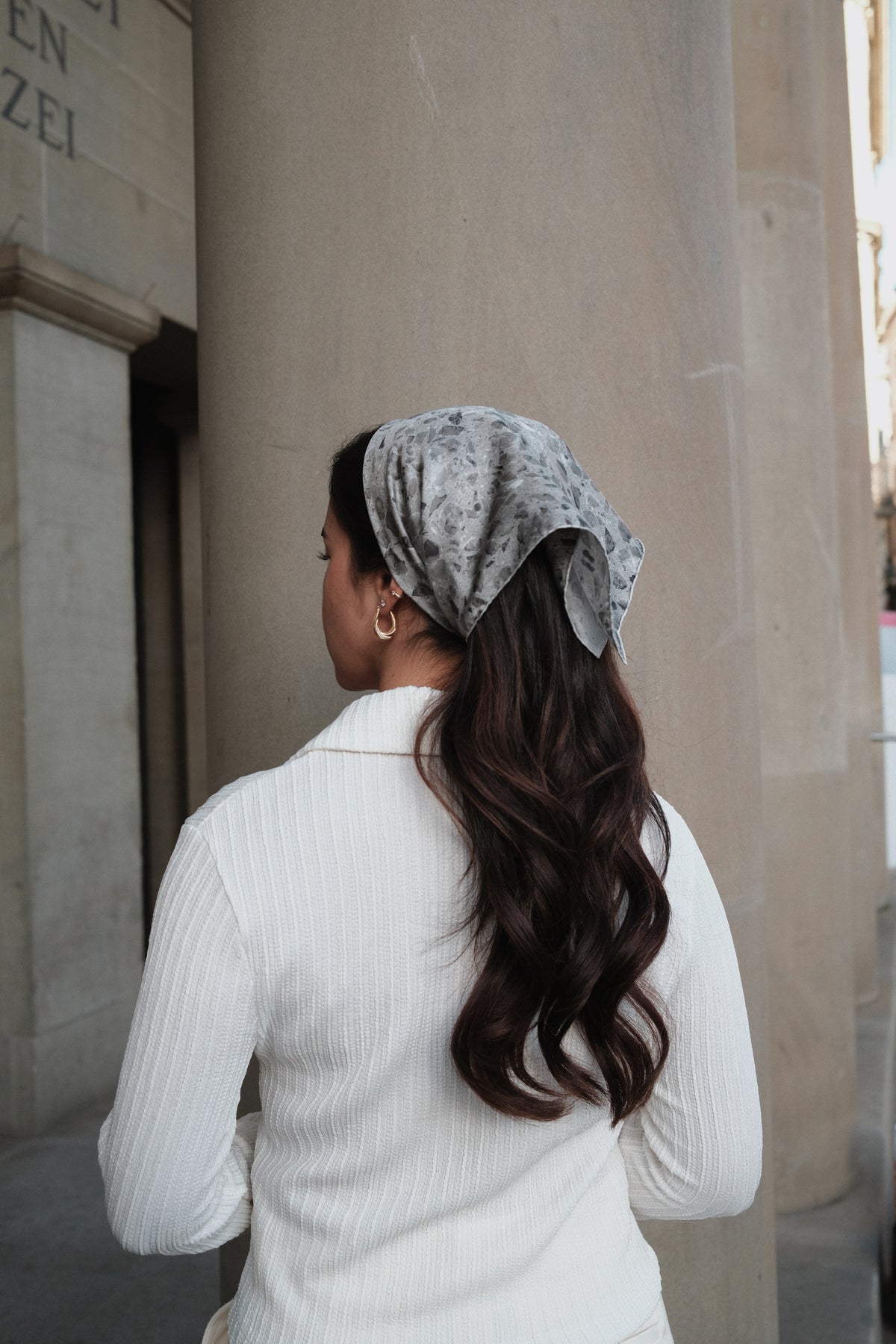Terrazzo Silk Scarves