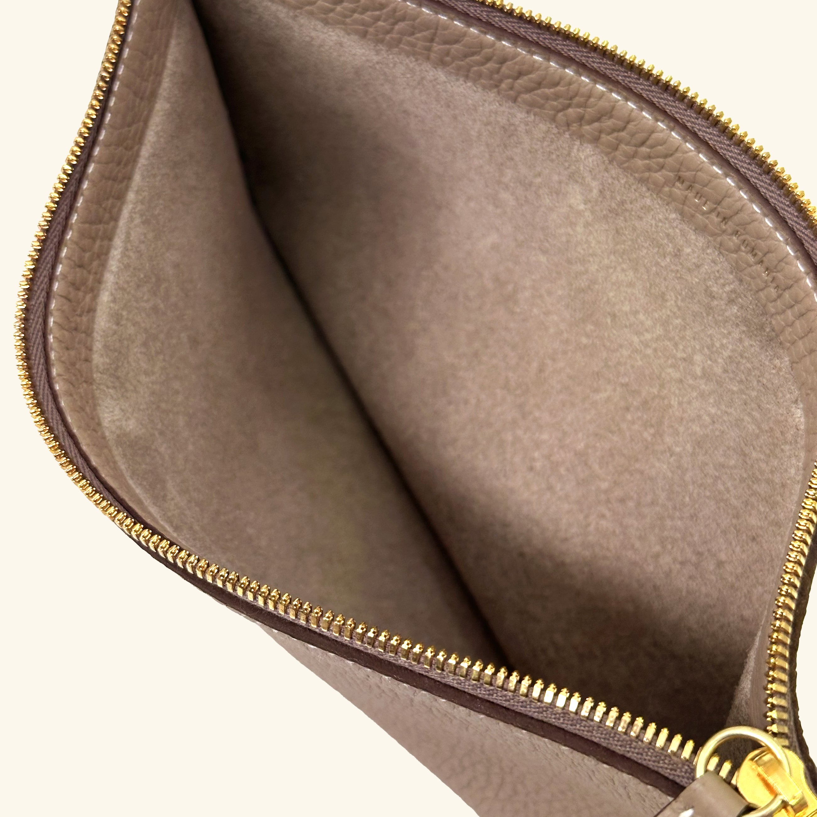 Large Zip Pouch in Geneva Calf