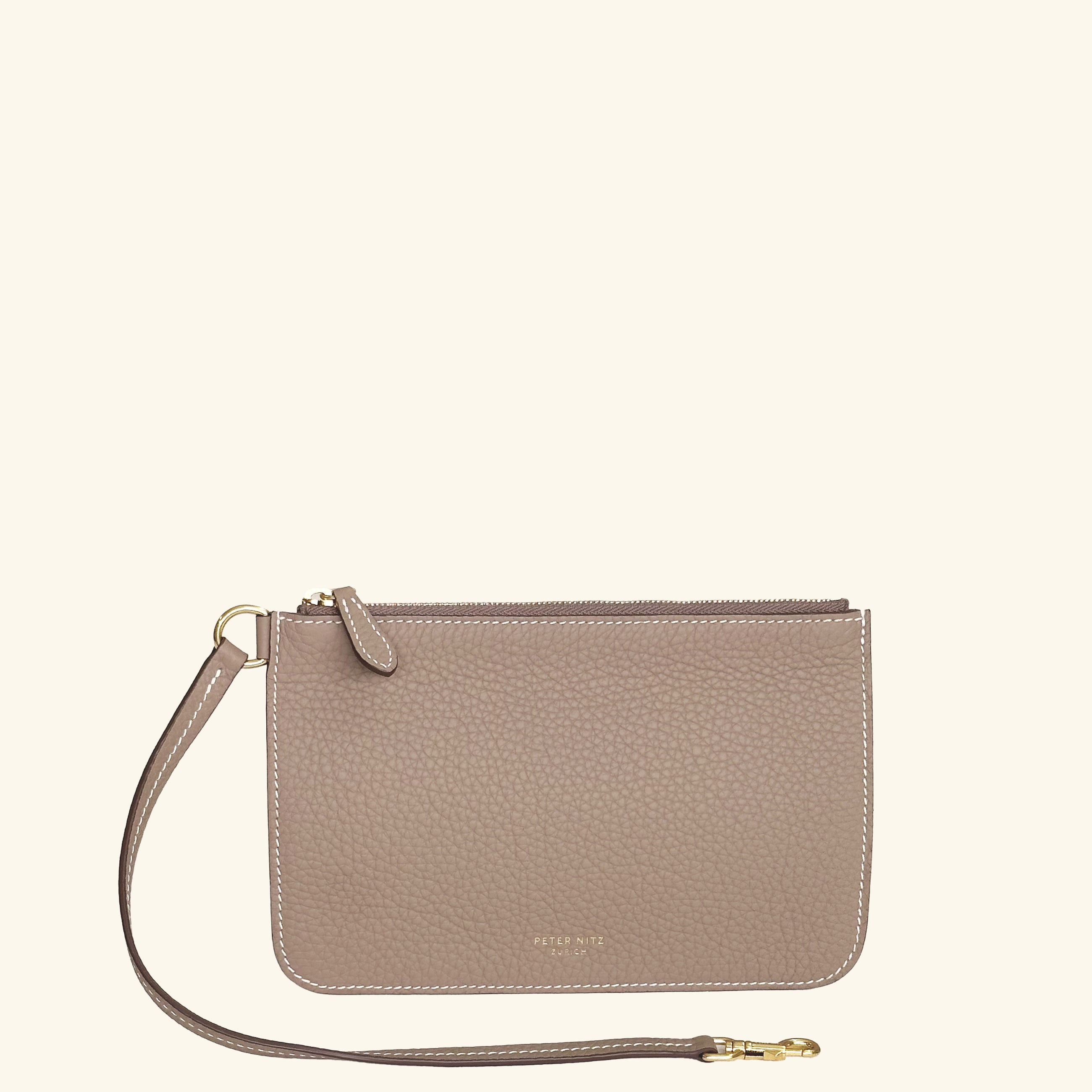 Small Zip Pouch in Geneva Calf
