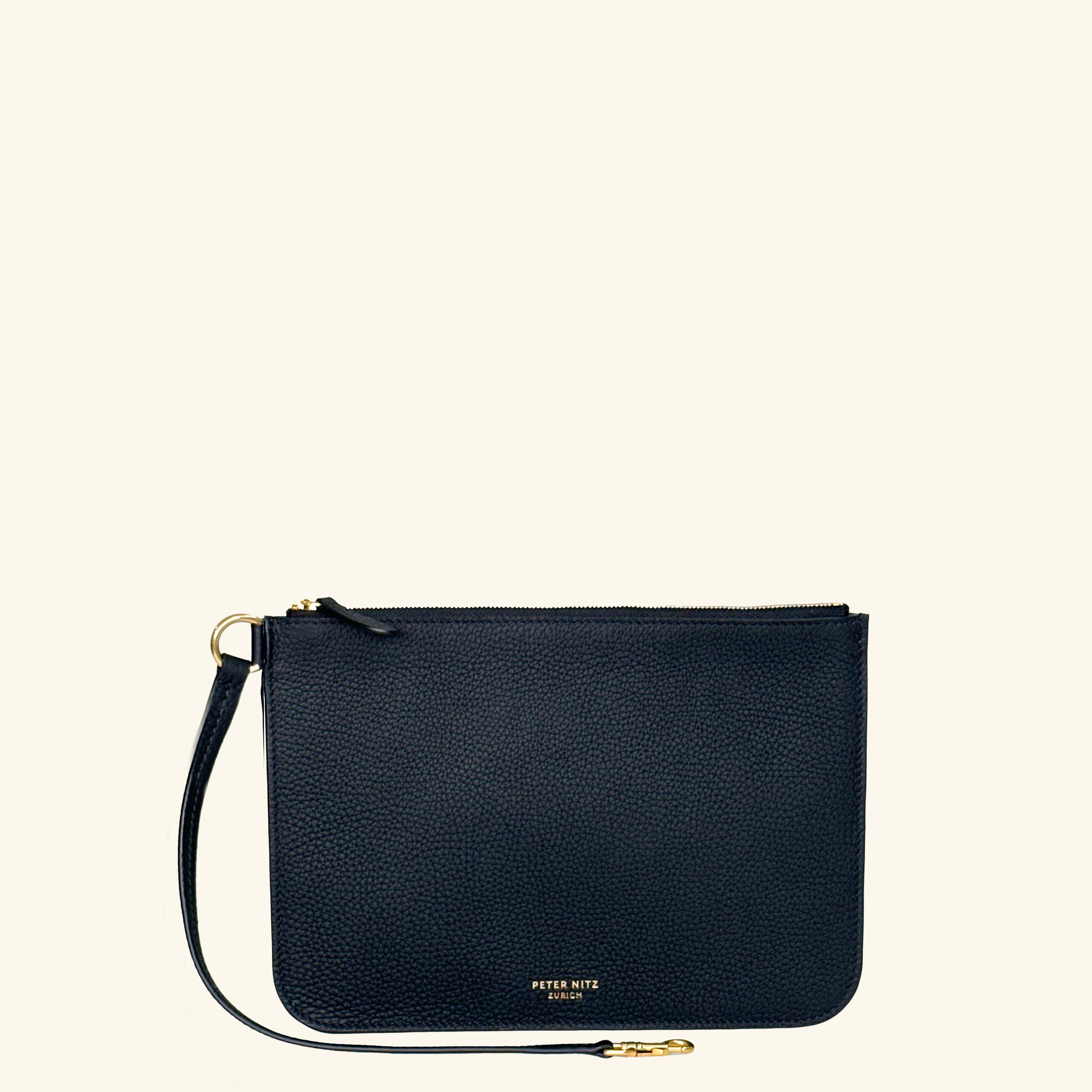 Small Zip Pouch in Geneva Calf