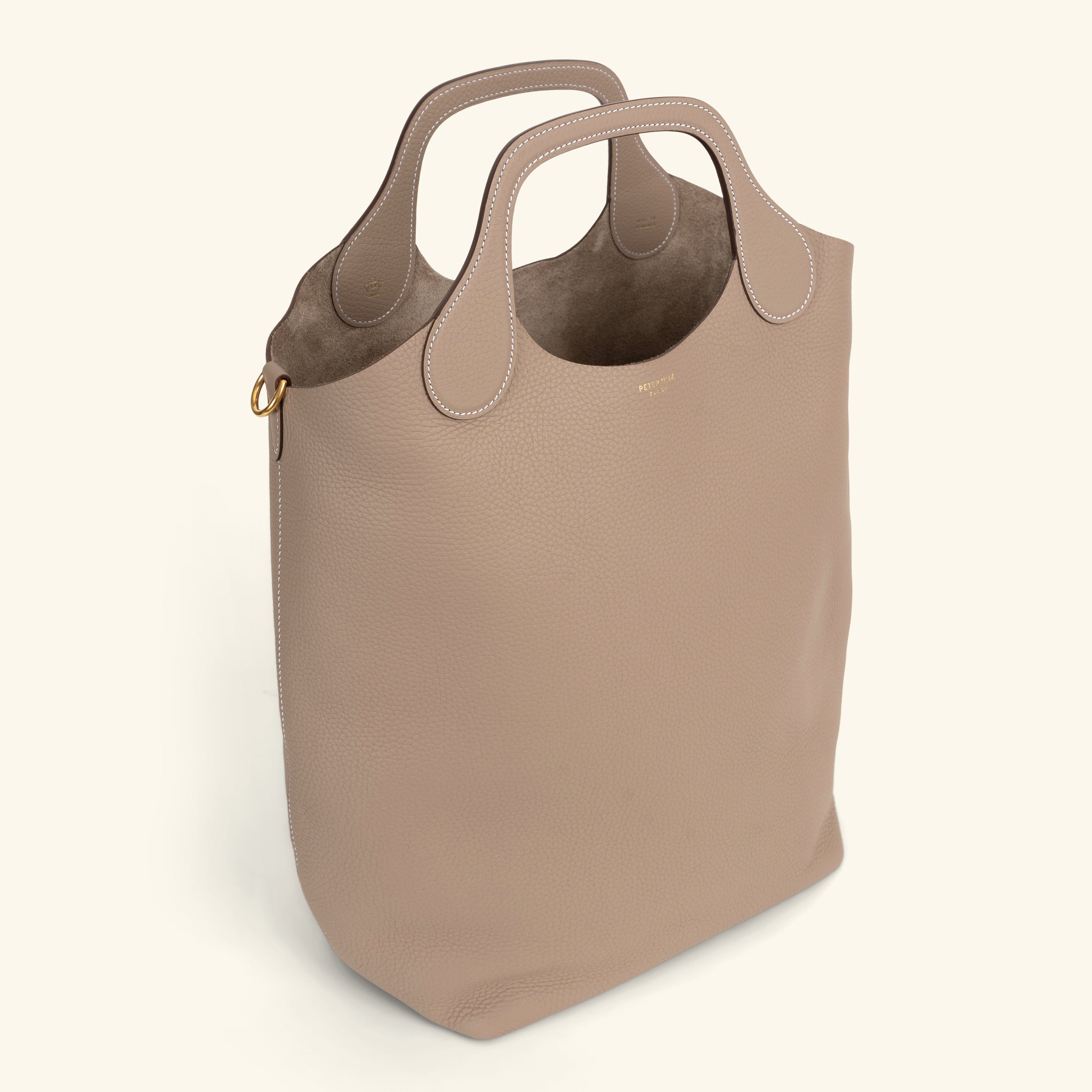 Vertical Libby Tote in Geneva Calf
