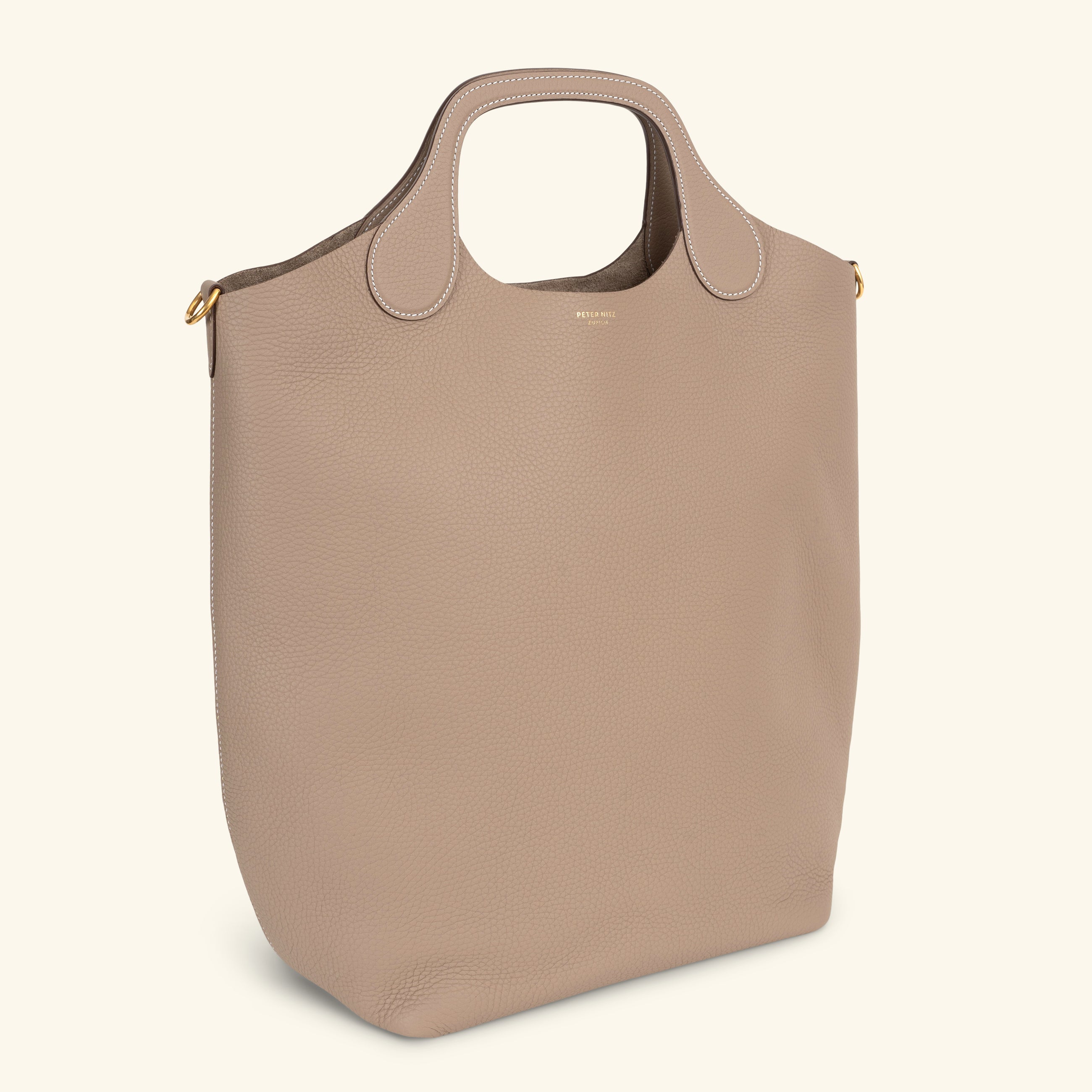 Vertical Libby Tote in Geneva Calf