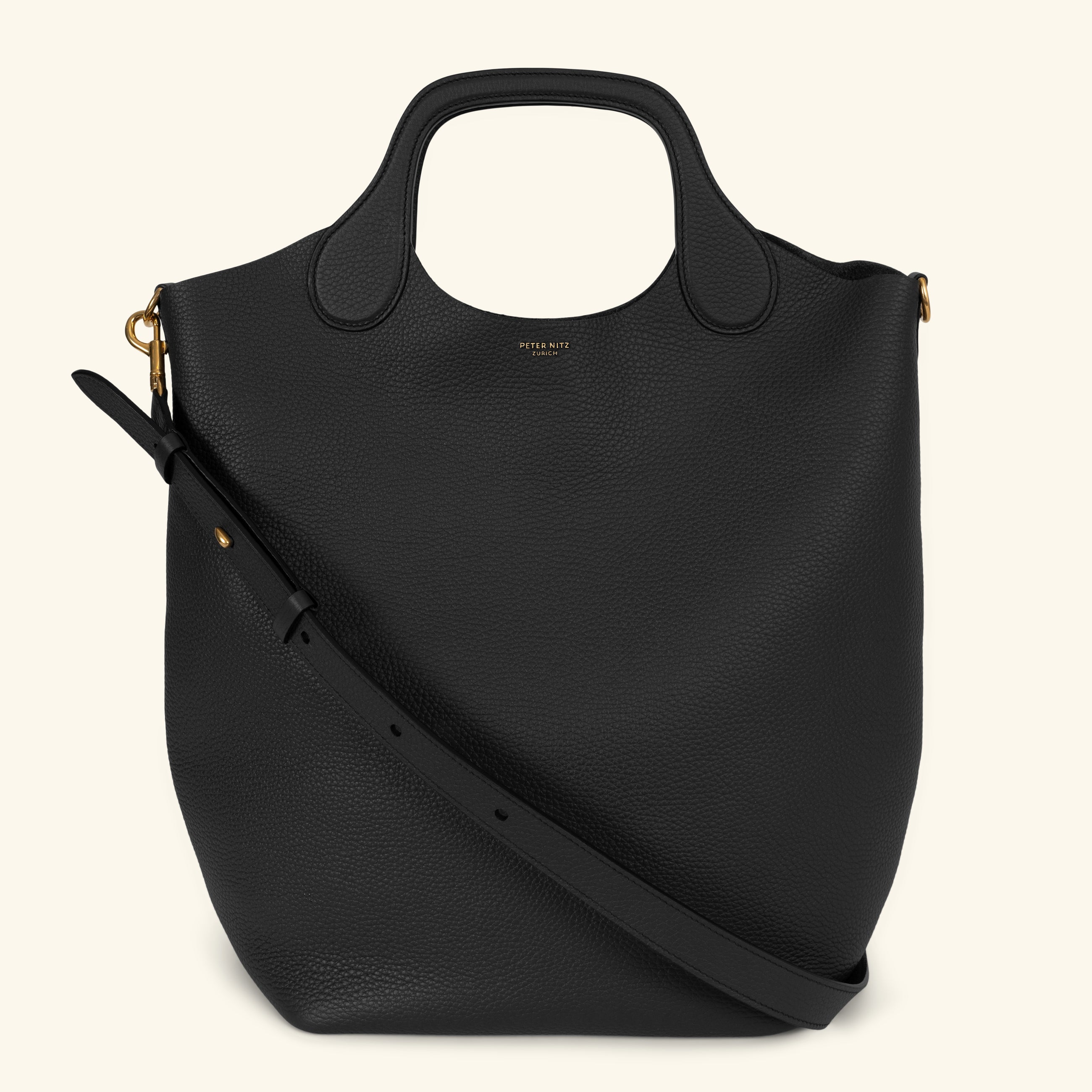 Vertical Libby Tote in Geneva Calf