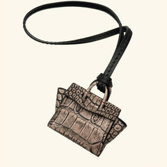 Micro Dream Bag in Antique Mauve Alligator