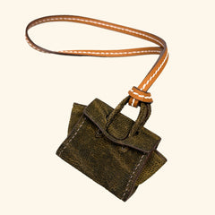 Micro Dream Bag in Olive Elephant