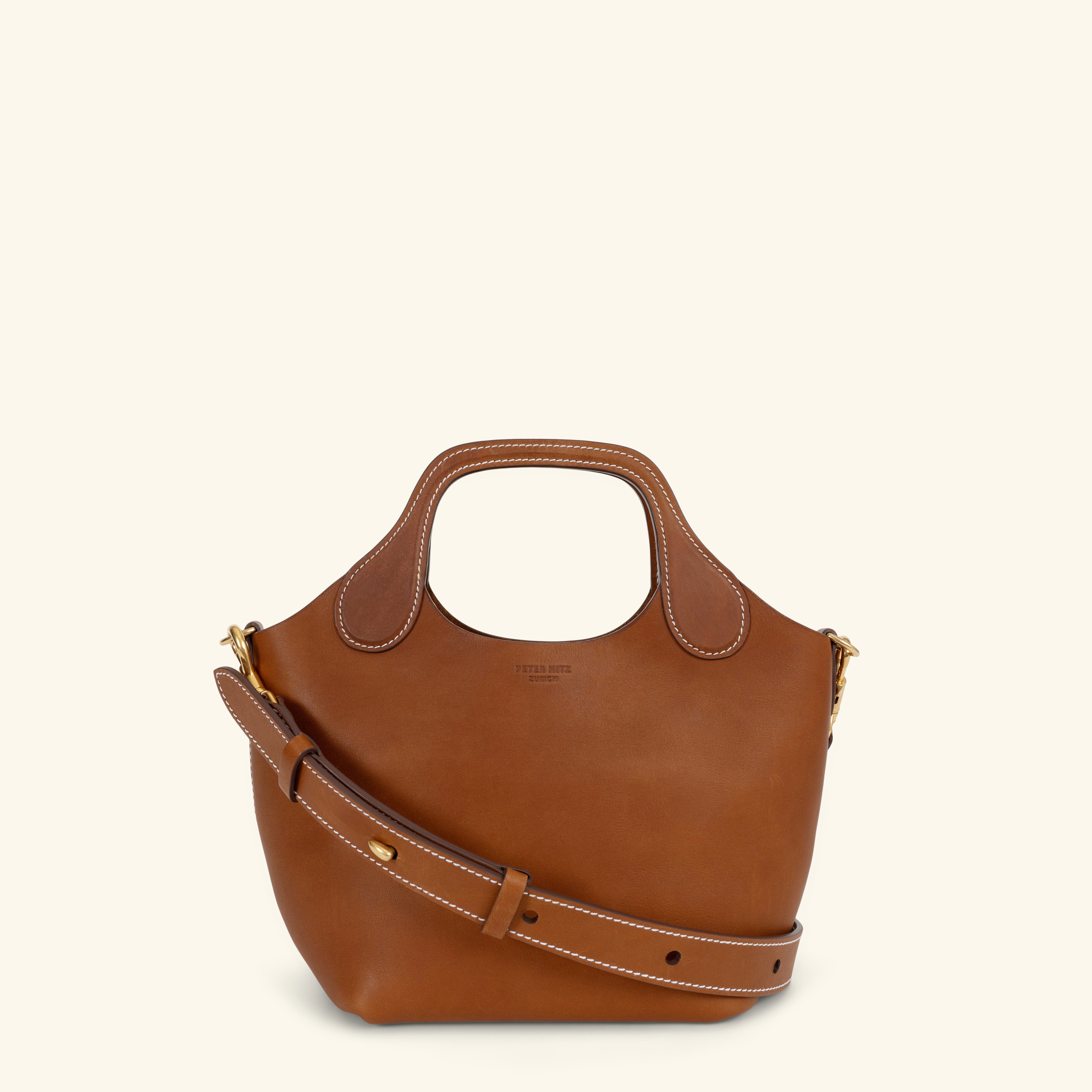 NICENESS 24AW LOWE.H.H – PETIT BROWN Libby Tote Small in Arosa Calf | Peter Nitz