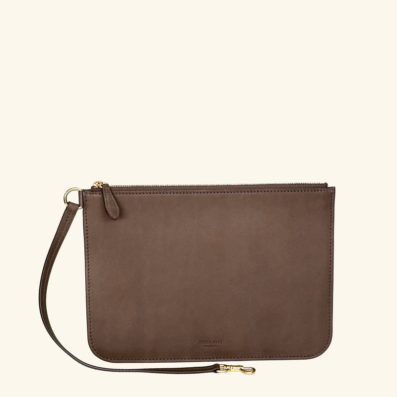 Large Zip Pouch in Arosa Calf