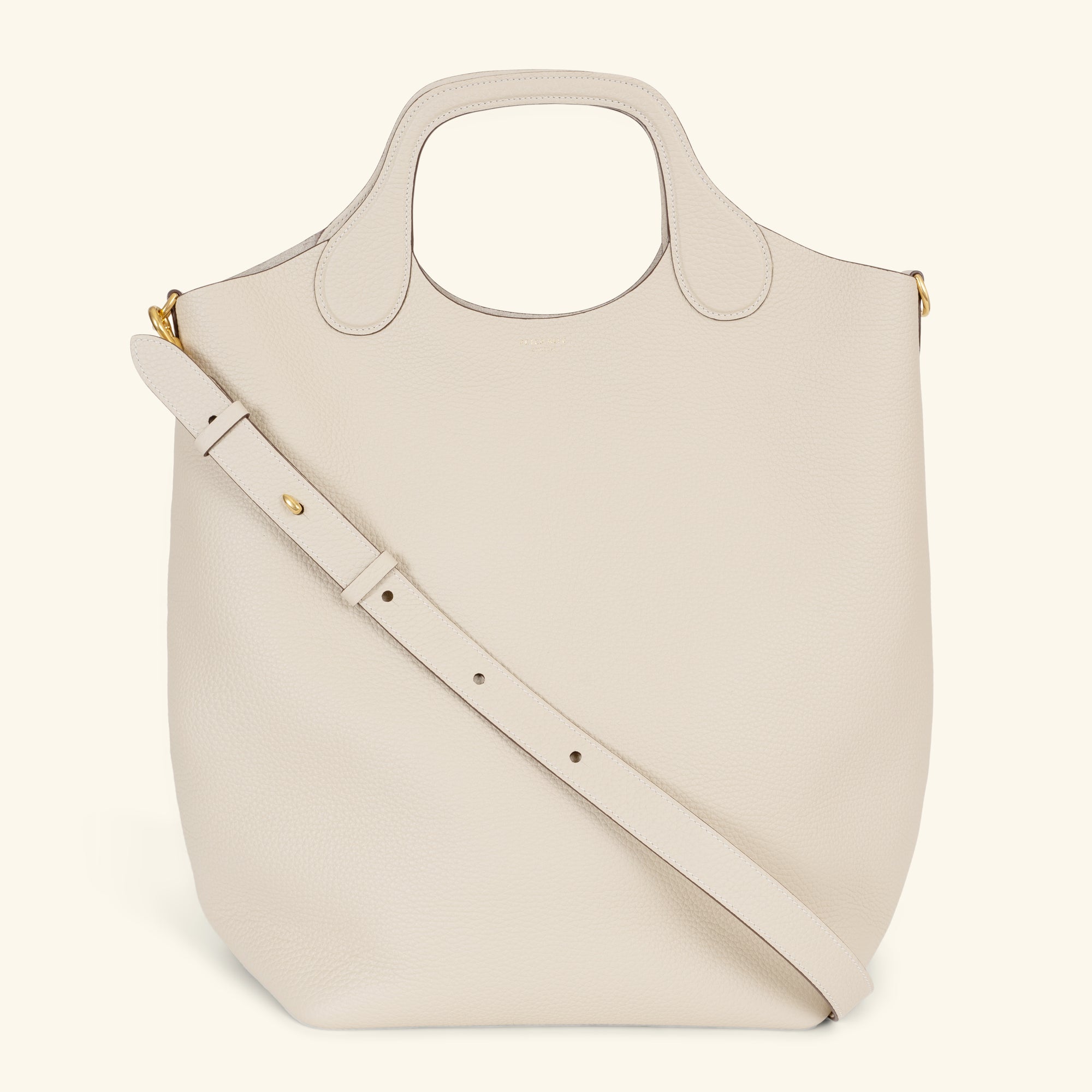 Vertical Libby Tote in Geneva Calf