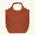 Vertical Libby Tote in Geneva Calf
