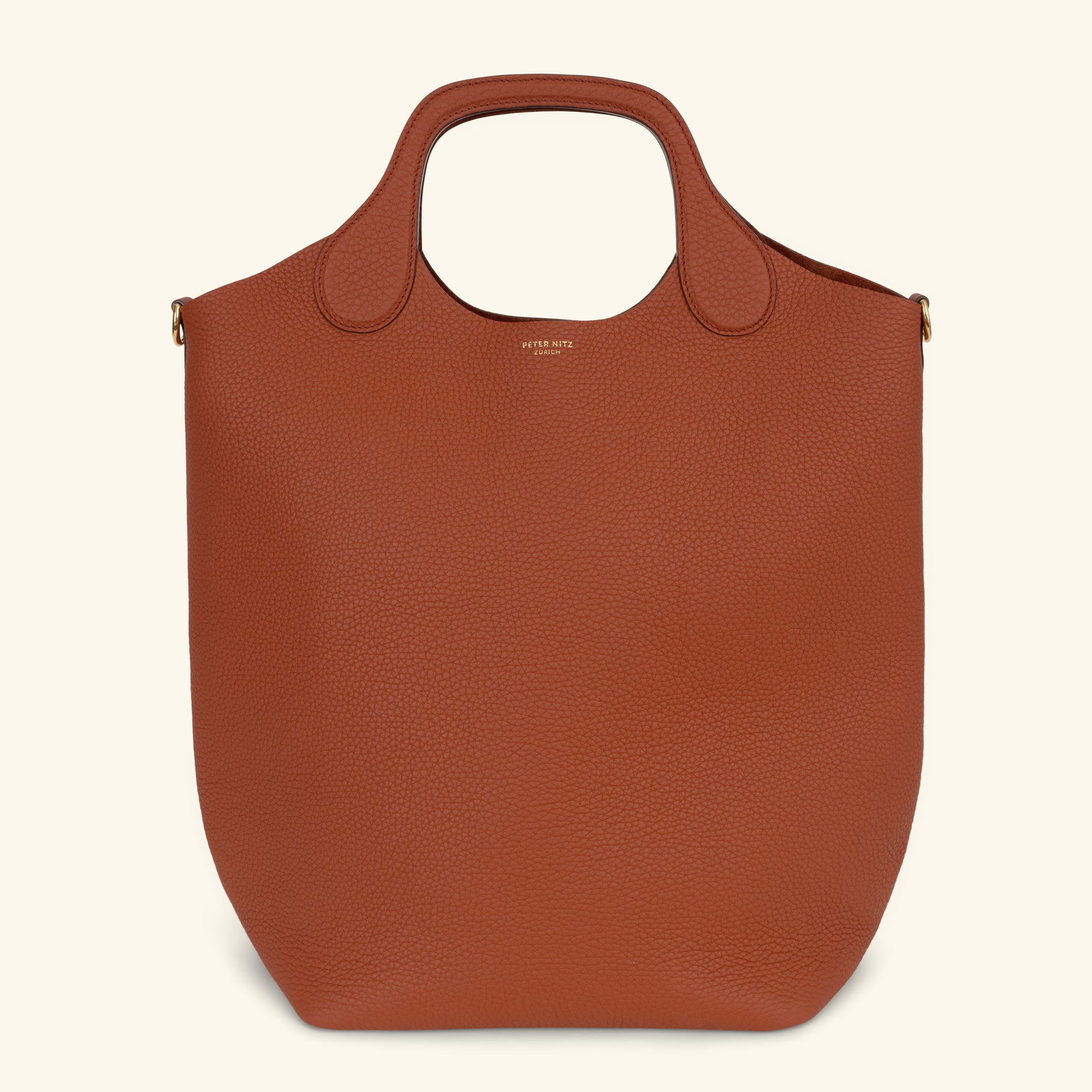 Vertical Libby Tote in Geneva Calf