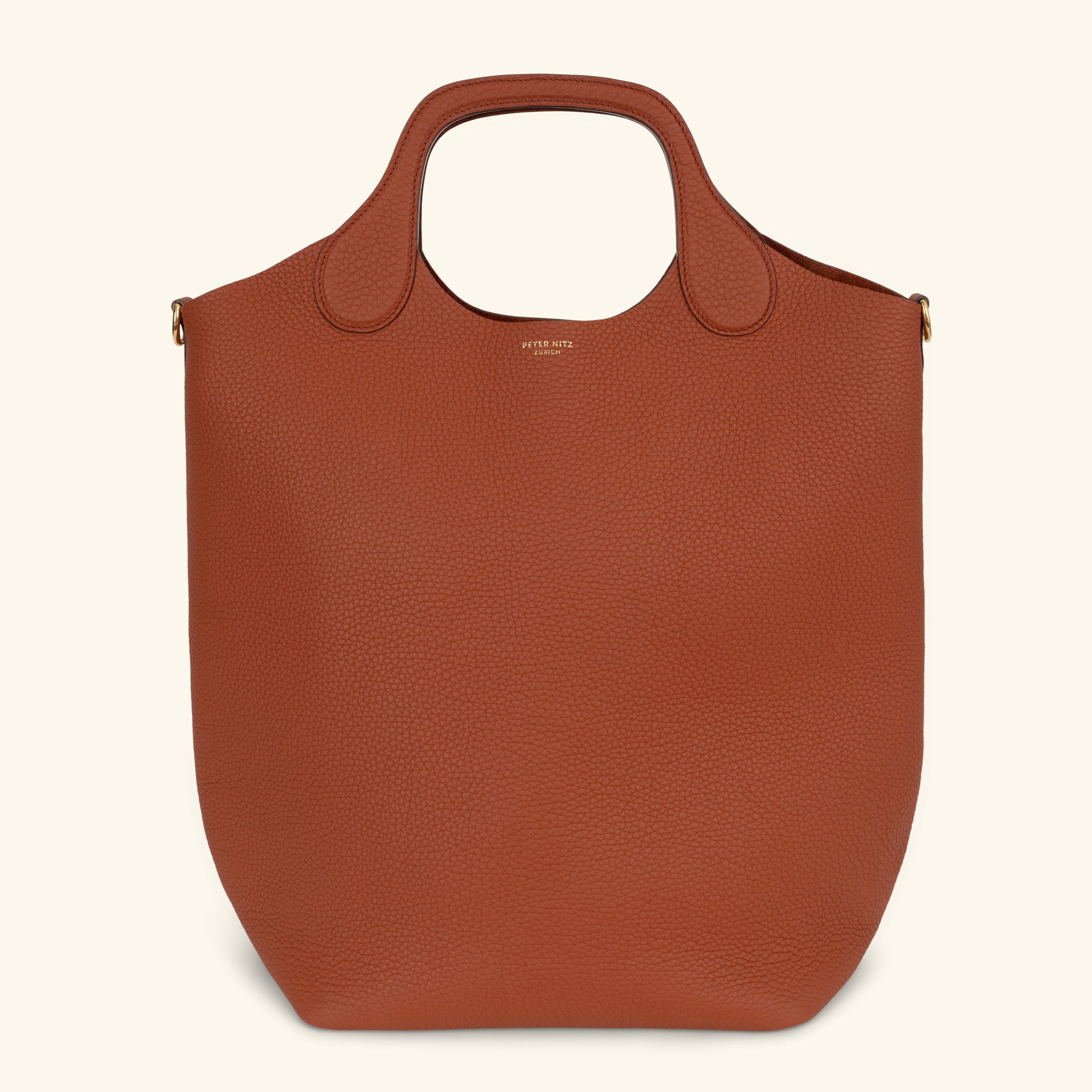 Vertical Libby Tote in Geneva Calf