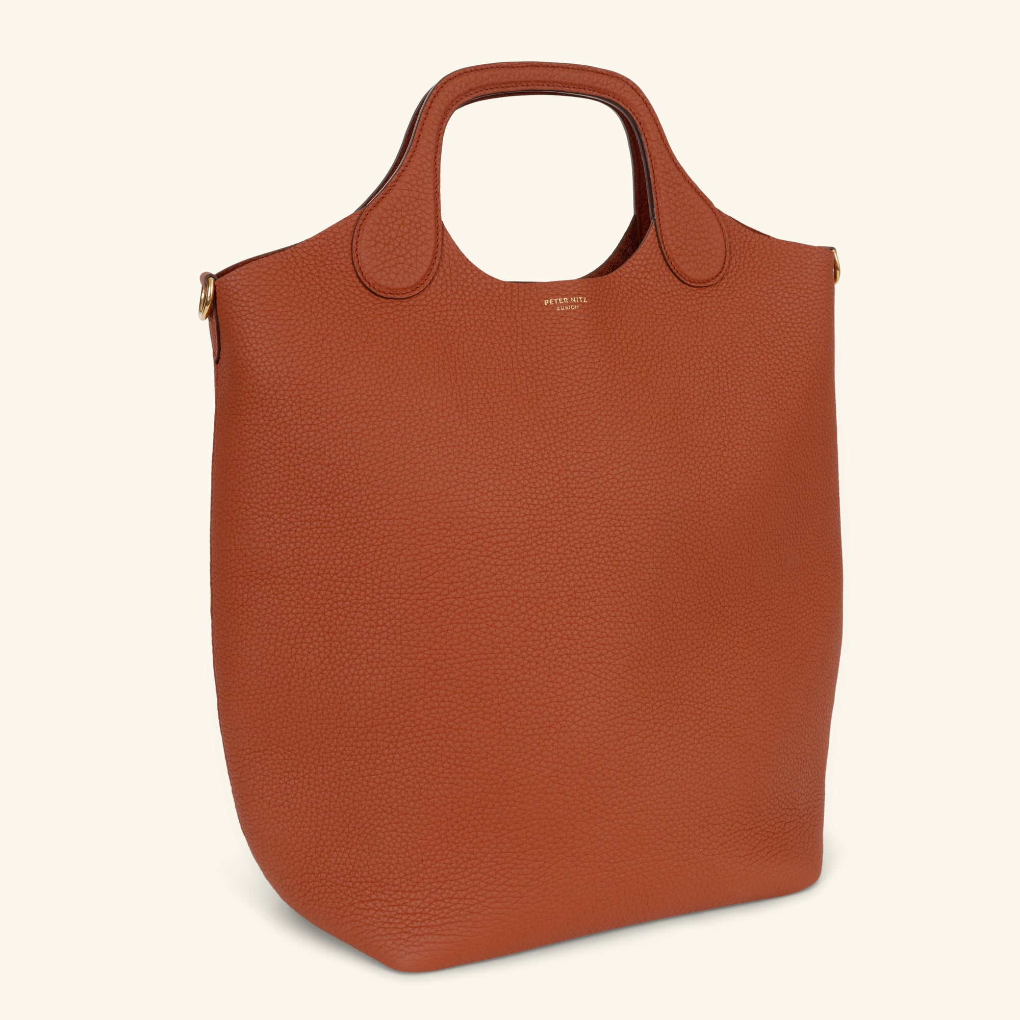 Vertical Libby Tote in Geneva Calf