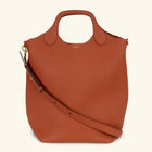 Vertical Libby Tote in Geneva Calf